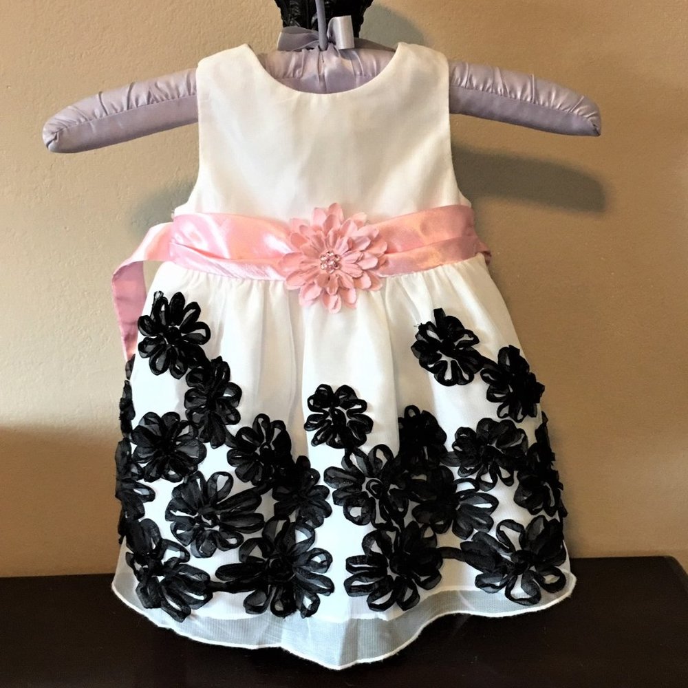 RARE EDITIONS Baby Girl Dress | 6-9M - Picture 1 of 10